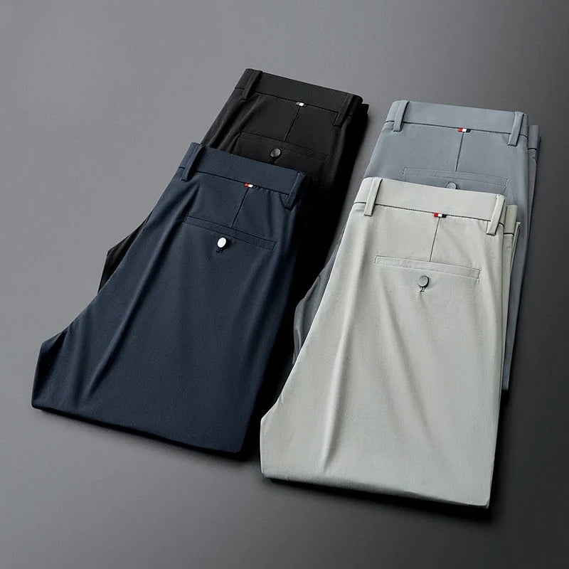 Herren Businesshose Slim Fit Stoffhose in verschiedenen Farben