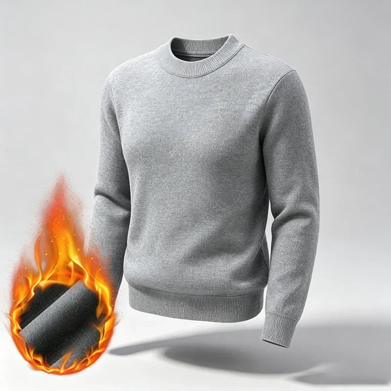 Heren coltrui, sweatshirt en shirt met lange mouwen in thermische look