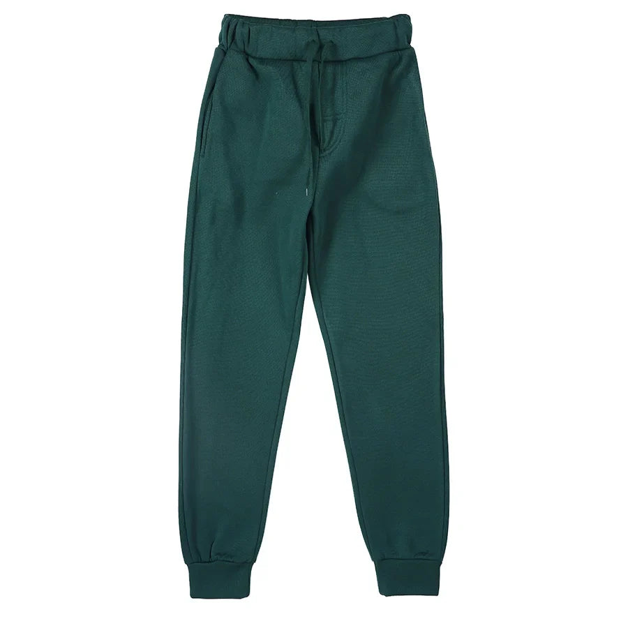 Unisex Jogginghose Sportlich Freizeithose mit Kordelzug Bündchen Gelb