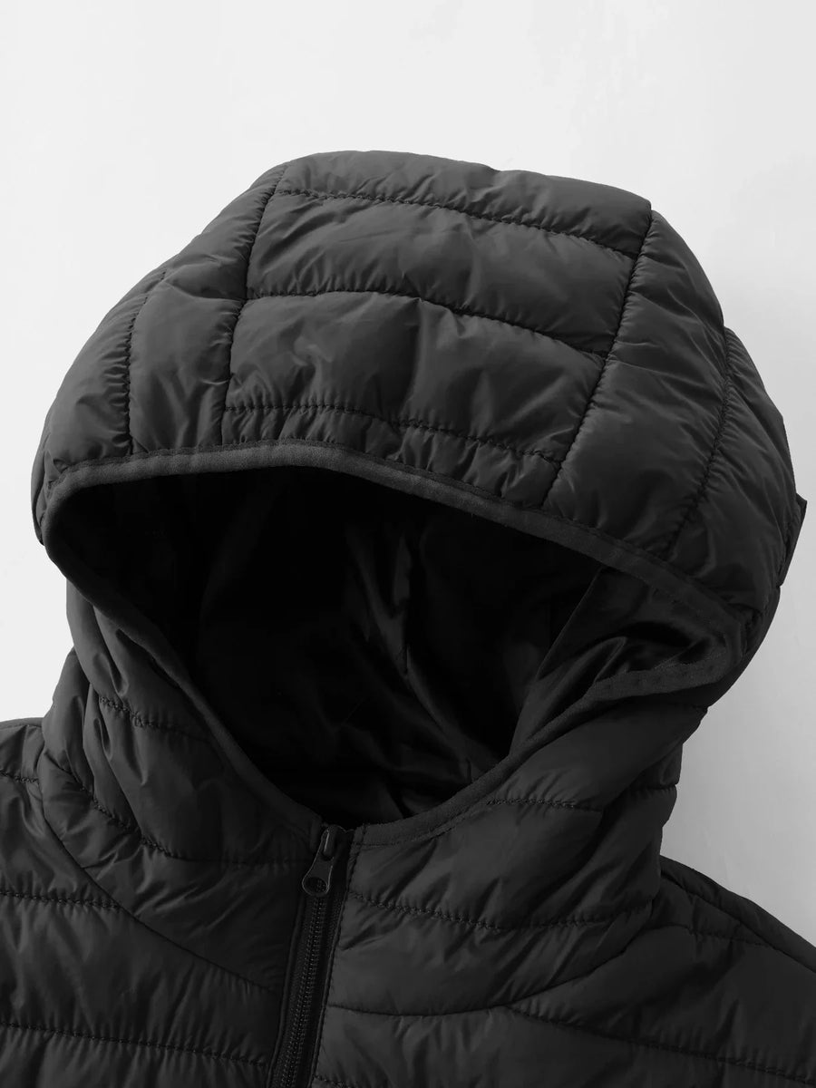 Steppjacke mit Kapuze für Herren und Damen – Leichte Pufferjacke in verschiedenen Farben