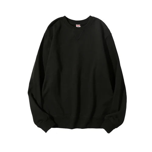 Unisex sweatshirt met ronde hals, lange mouwen, katoenmix, gemêleerd grijs