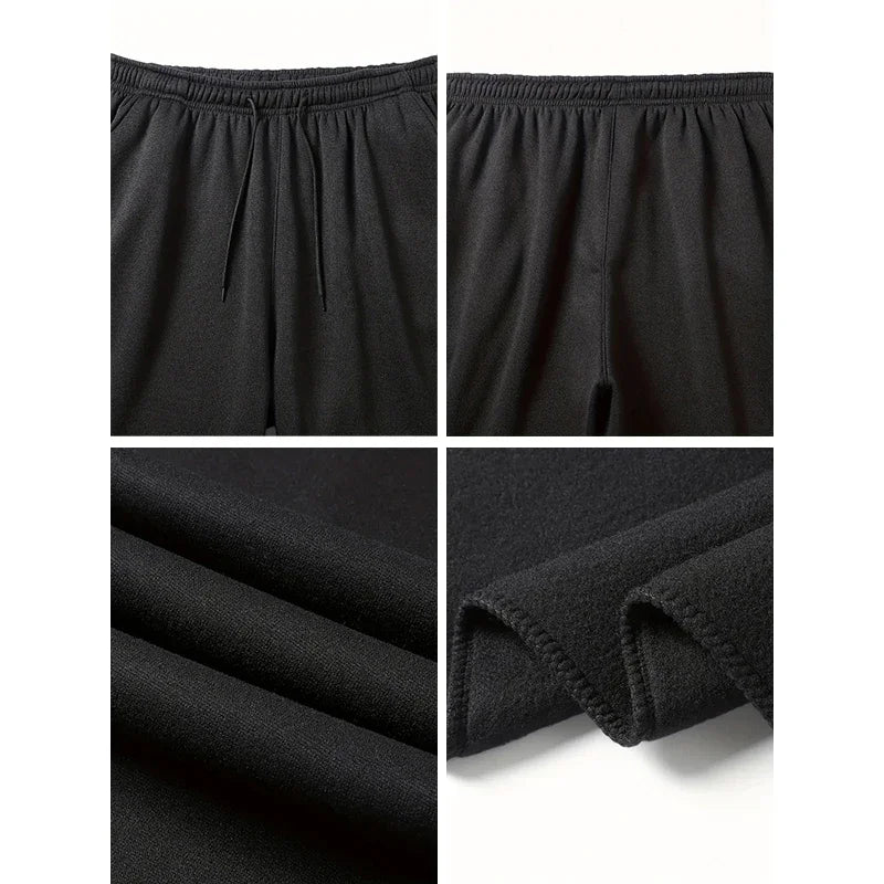 Unisex Jogginghose mit Kordelzug und Berg-Print, bequeme Freizeithose