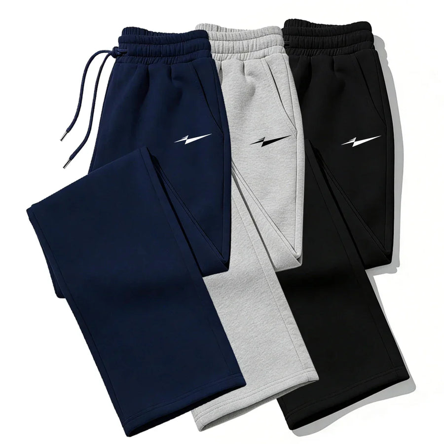 Uniseks joggingbroek met tunnelkoord en logo