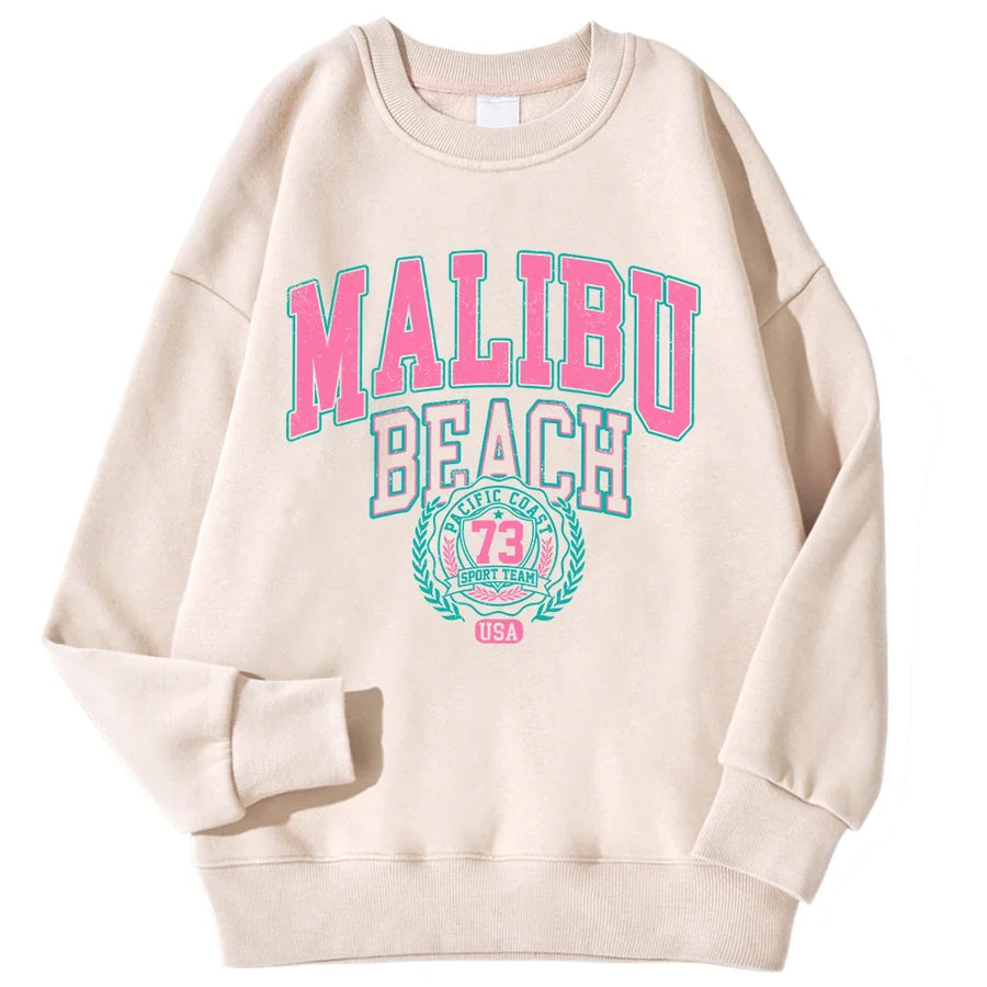 Unisex sweatshirt met lange mouwen, ronde hals en logo-opdruk, casual top