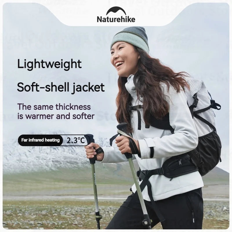 Wanderjacke mit Kapuze für Outdoor-Aktivitäten