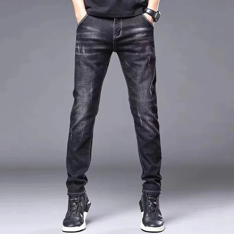 Herren Jeans Slim Fit im Used-Look – Schmale Passform für Männer