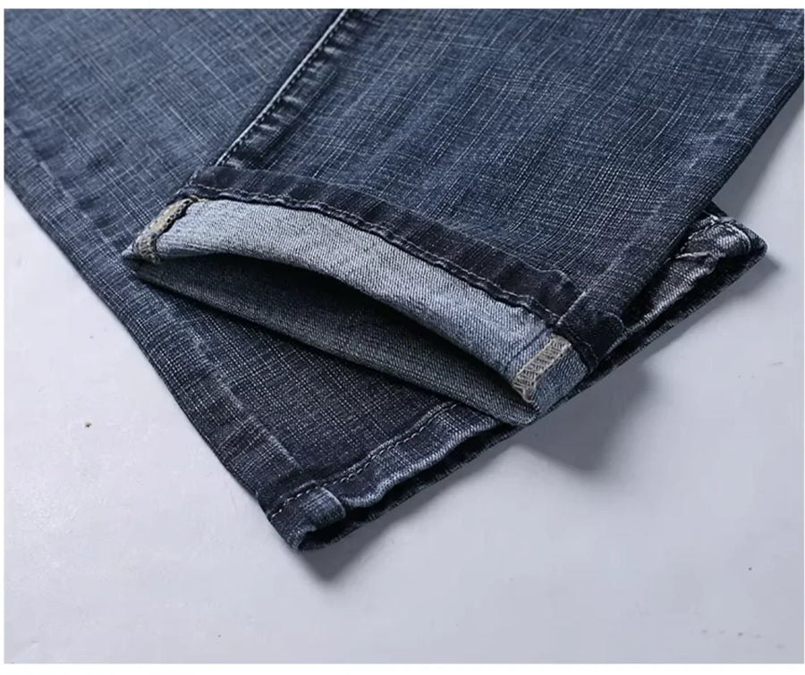 Herren Jeans Hose Regular Fit Blau Schwarz Gefüttert Ungefüttert