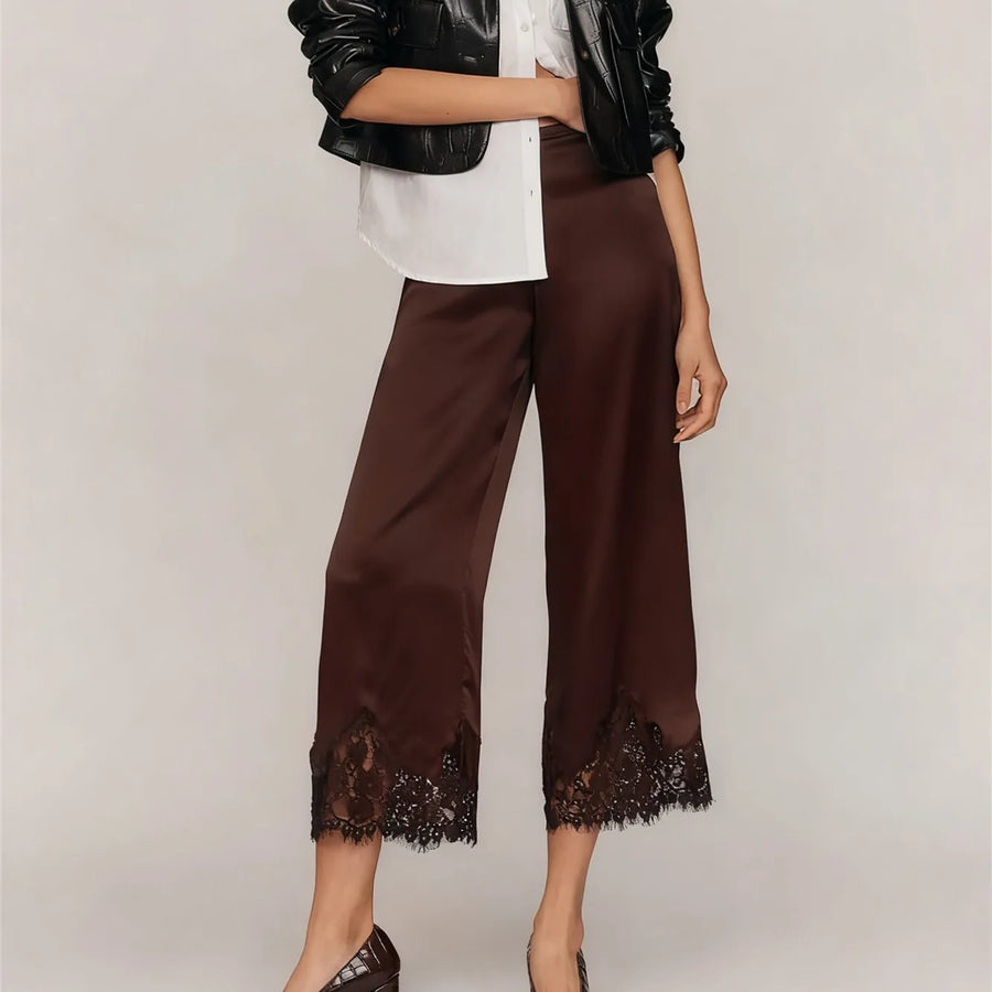 Damesculotte met kant, elegante snit