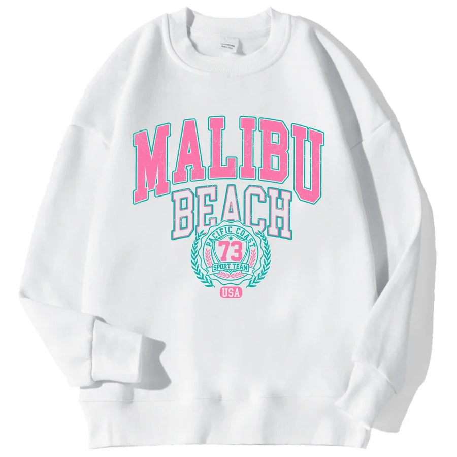 Unisex sweatshirt met lange mouwen, ronde hals en logo-opdruk, casual top