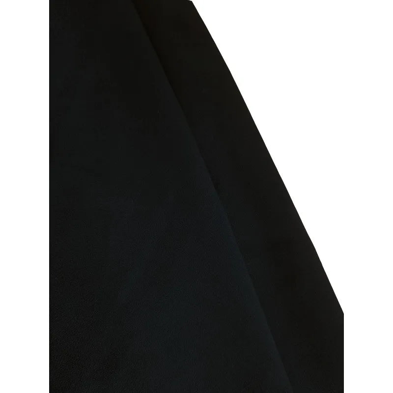 Wijde vrijetijdsbroek voor dames met elastische tailleband en zijzakken