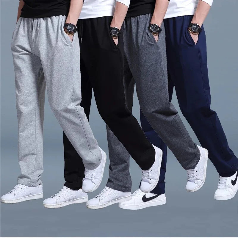 Herren Freizeithose Jogginghose Sporthose Lang mit Kordelzug