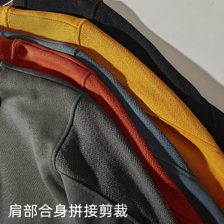 Heren sweatshirt met ronde hals, basic pullover in verschillende kleuren