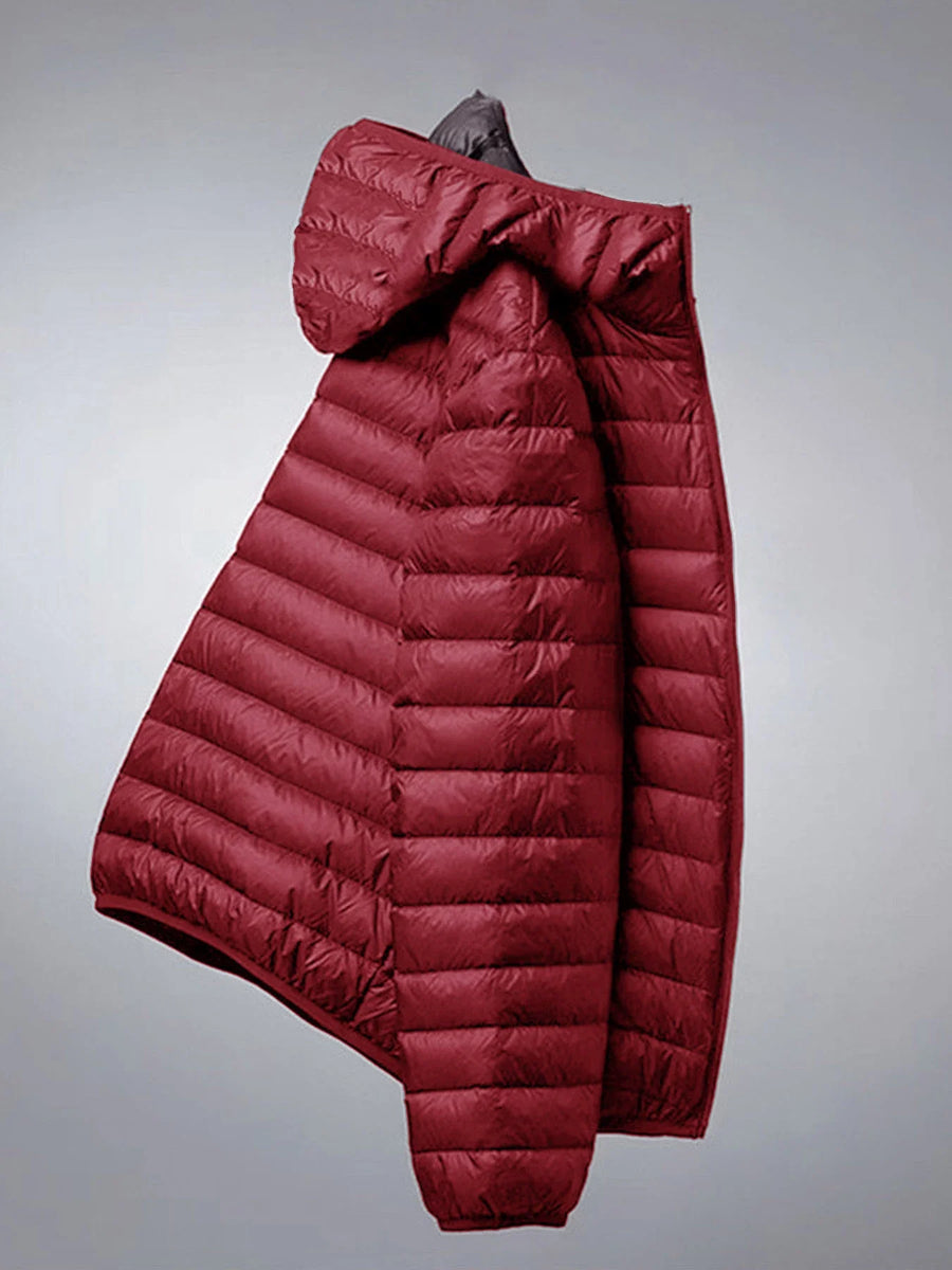 Steppjacke mit Kapuze für Herren und Damen – Leichte Pufferjacke in verschiedenen Farben