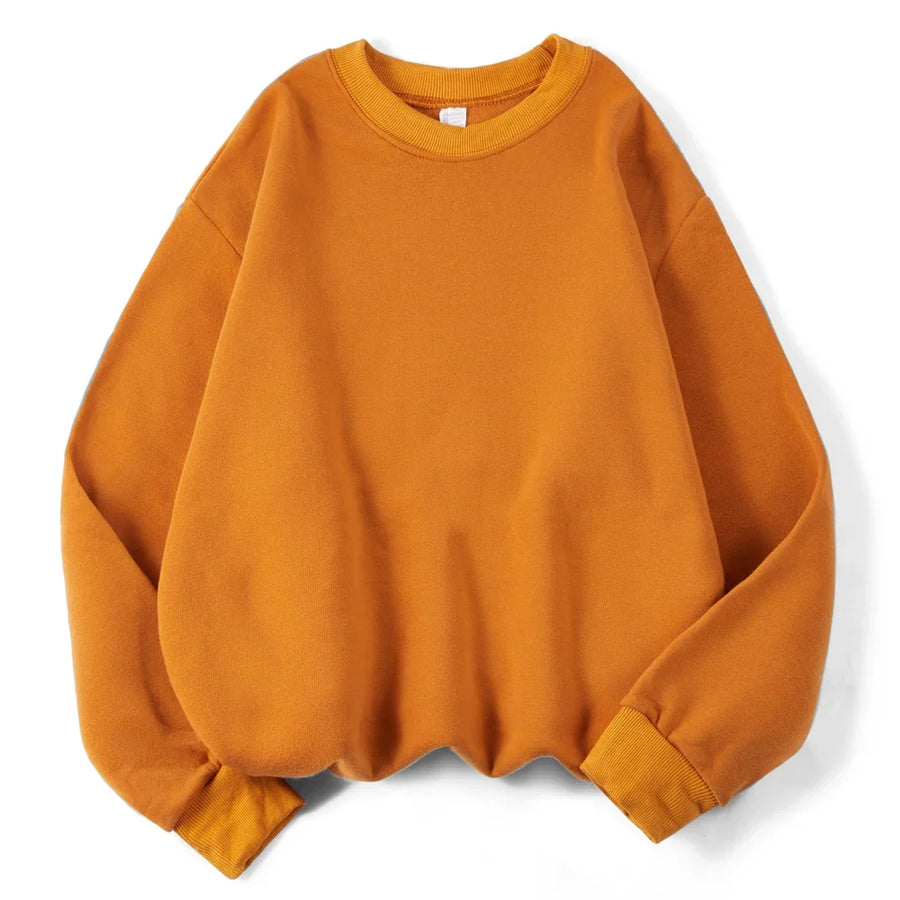 Unisex oversized sweatshirt met ronde hals en lange mouwen