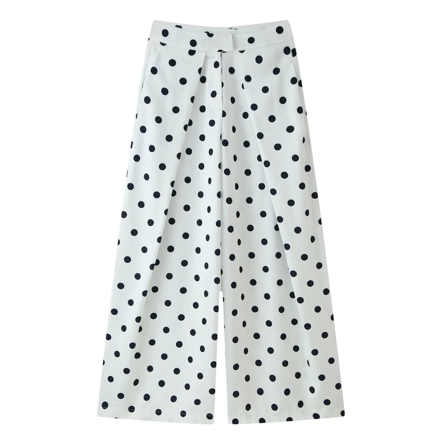 Damen Culottes Weites Bein Plissee Hose Kurz Unifarben