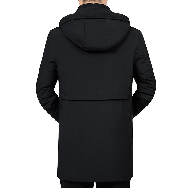 Herren Winter Steppjacke mit Kapuze oder Stehkragen – Warm & Stilvoll