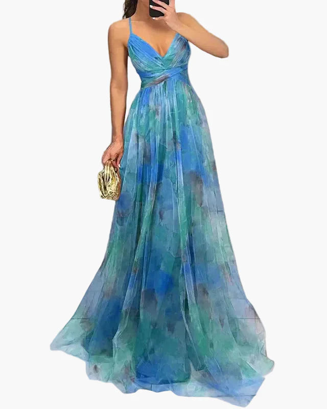 Damen Abendkleid Maxi Elegantes Sommerkleid für besondere Anlässe