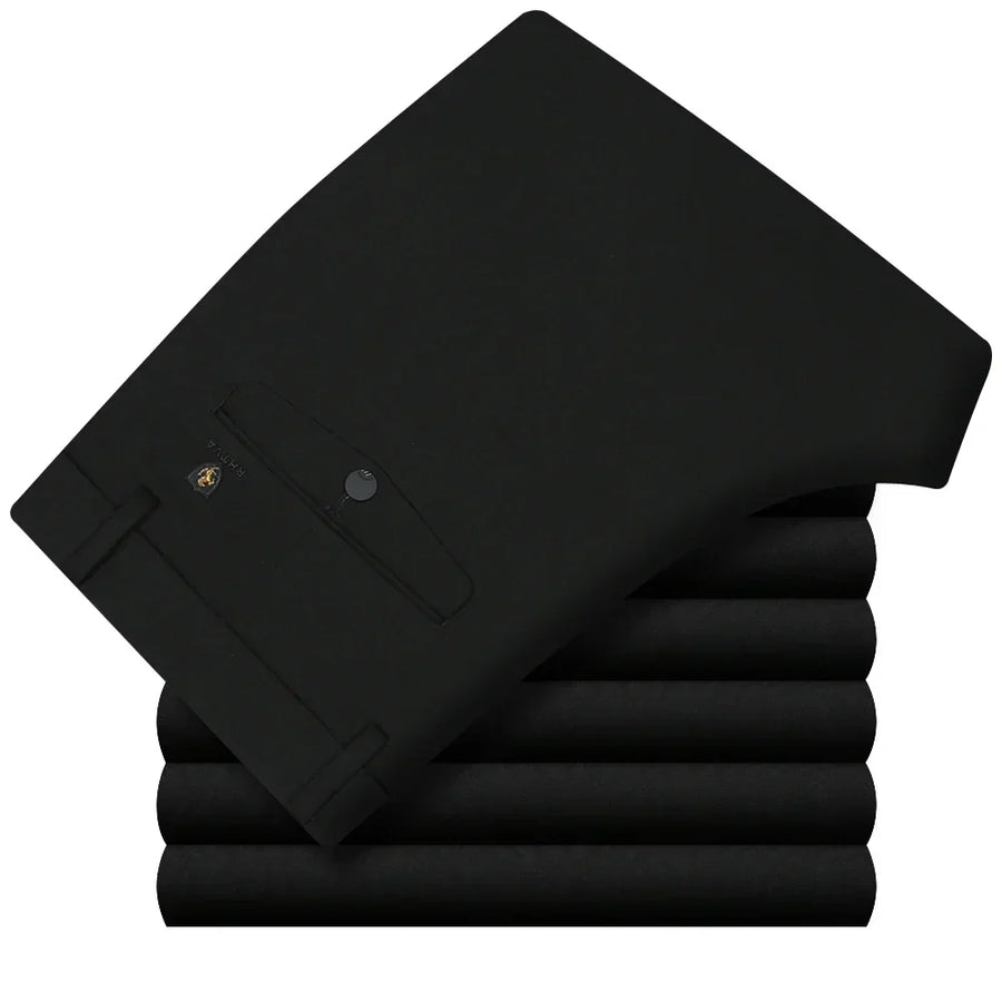Heren pantalon voor zakelijke gelegenheden en vrije tijd, slim fit