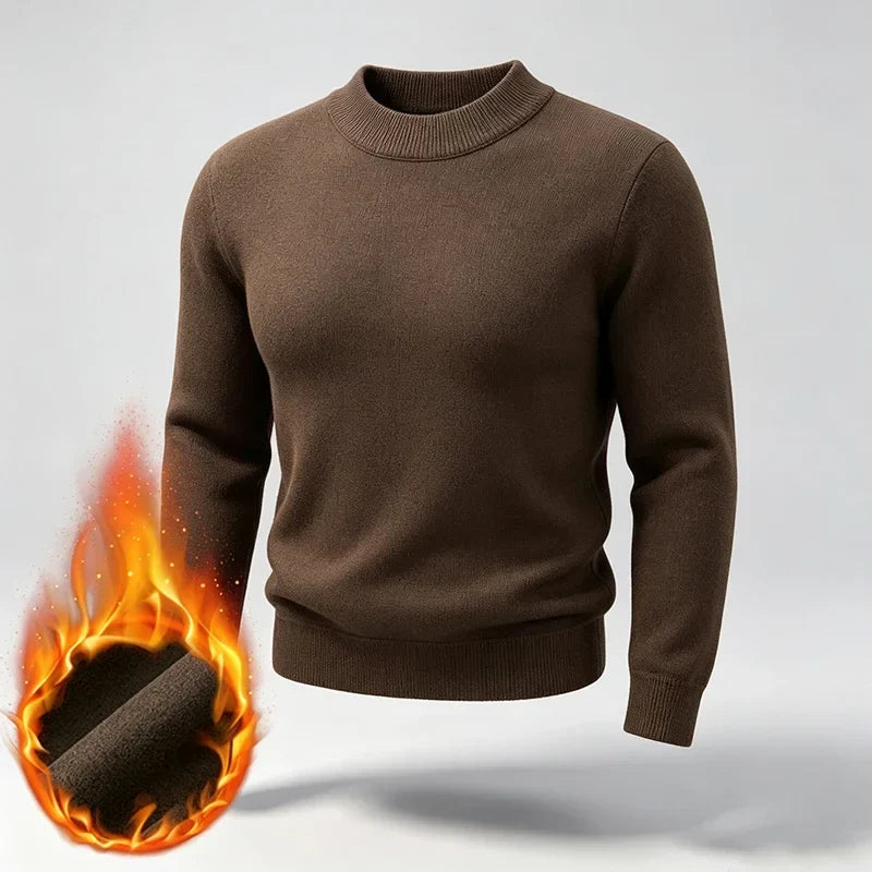 Heren coltrui, sweatshirt en shirt met lange mouwen in thermische look