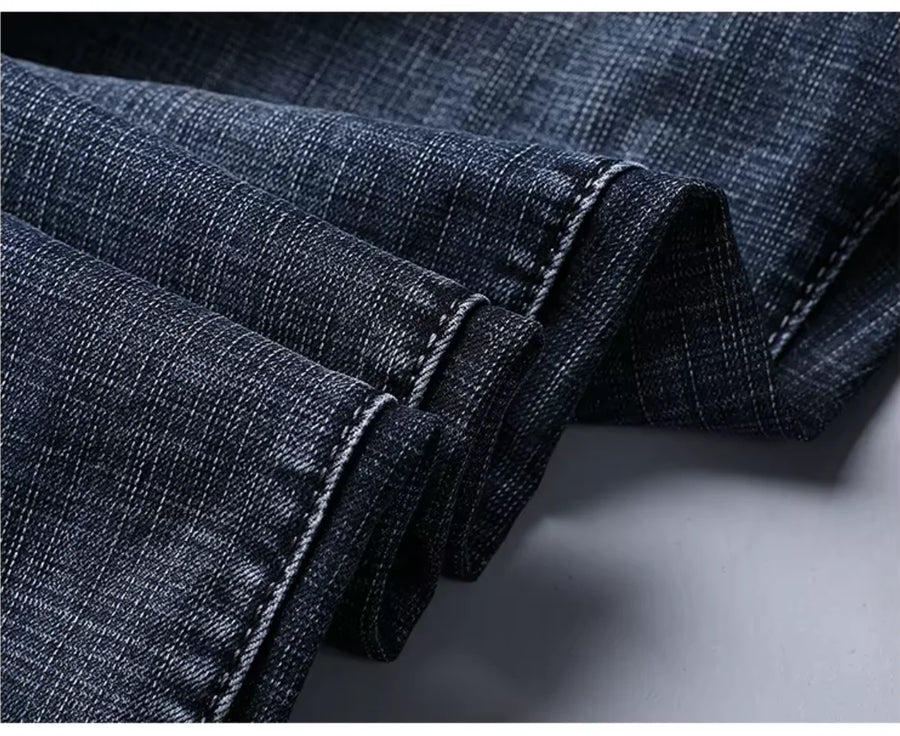 Herren Jeans Hose Regular Fit Blau Schwarz Gefüttert Ungefüttert