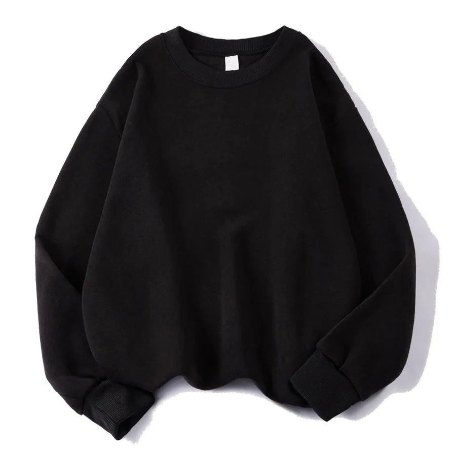 Unisex oversized sweatshirt met ronde hals en lange mouwen