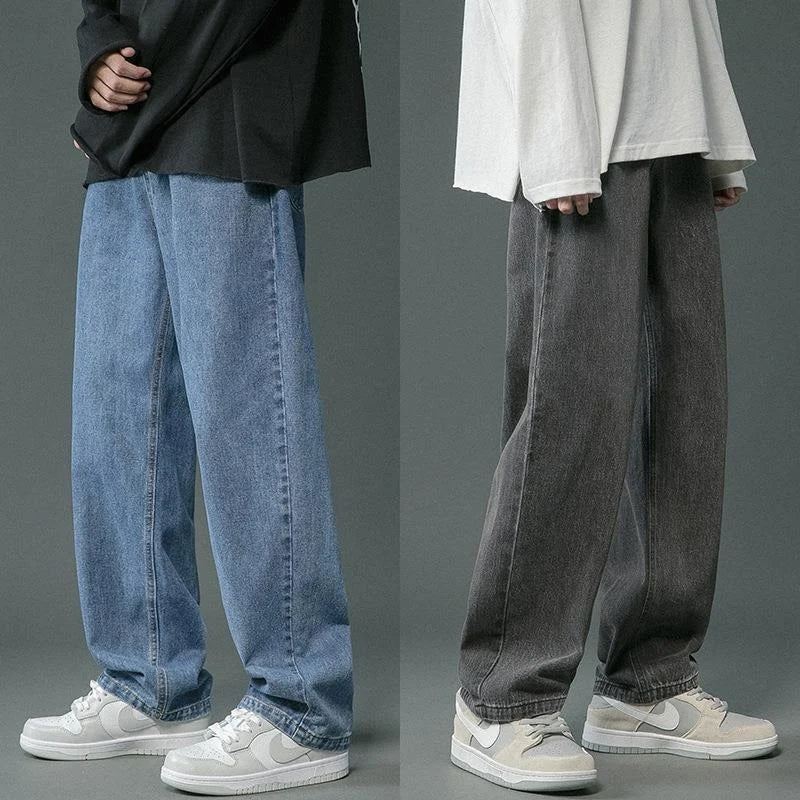 Loose-fitjeans met rechte pijpen voor heren