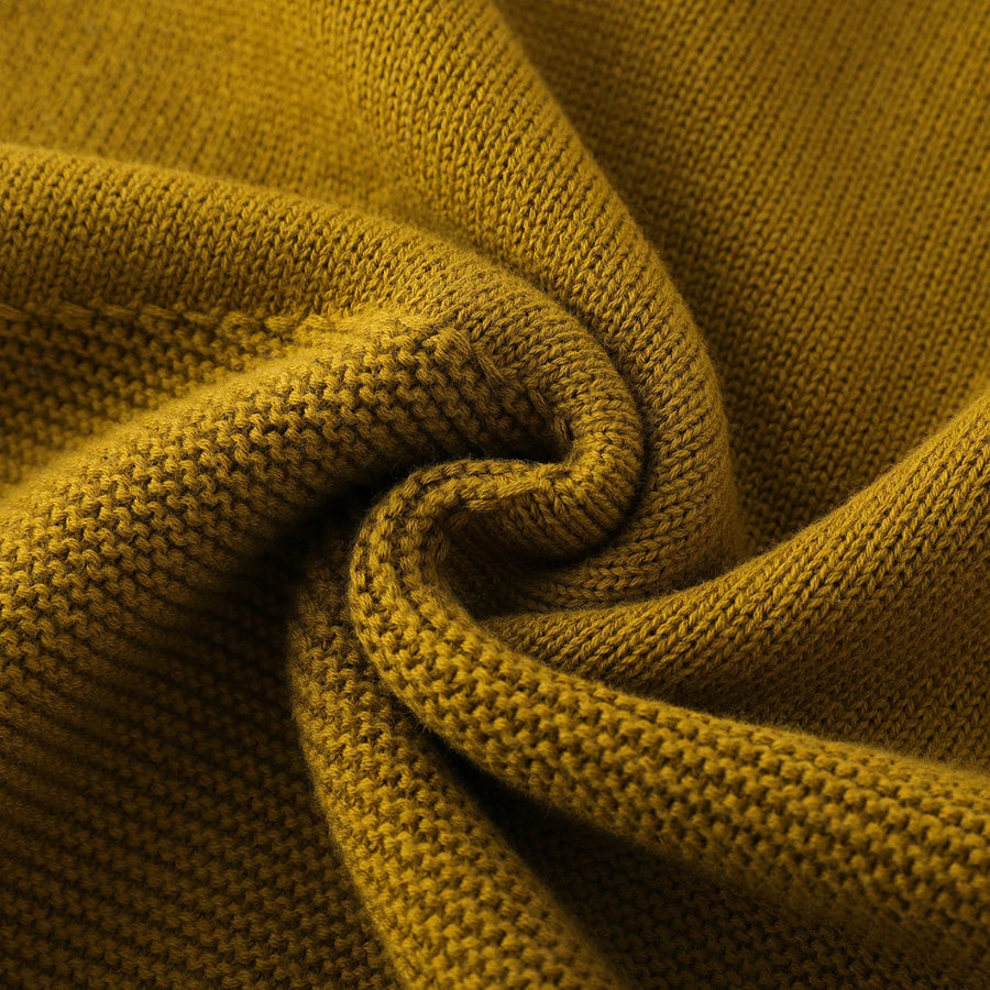 Damestrui met ronde hals, lange mouwen en textuurdetails