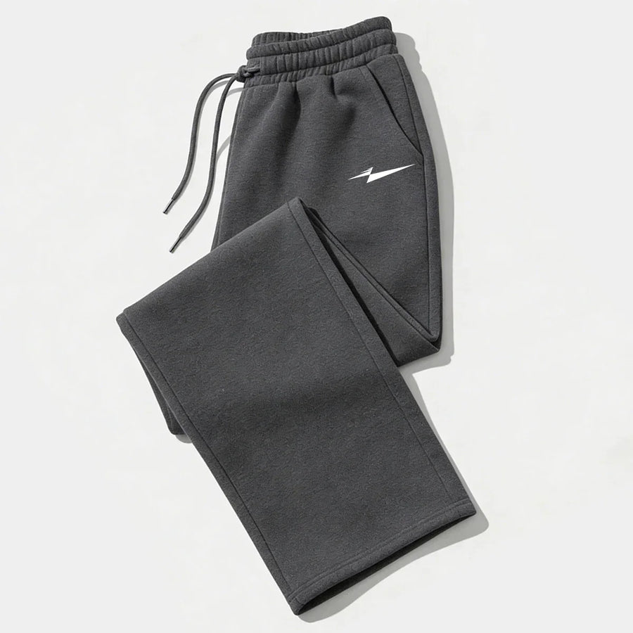 Uniseks joggingbroek met tunnelkoord en logo