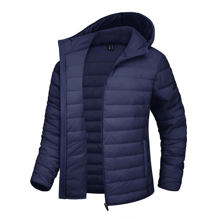 Damen Steppjacke mit Kapuze, leicht & gefüttert, warm für Herbst & Winter
