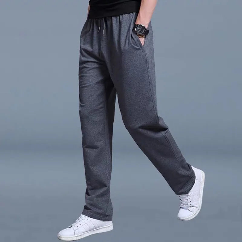 Herren Freizeithose Jogginghose Sporthose Lang mit Kordelzug