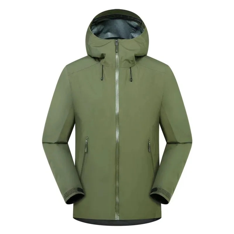 Funktionsjacke mit Kapuze für Herren – Wasserabweisend, Winddicht