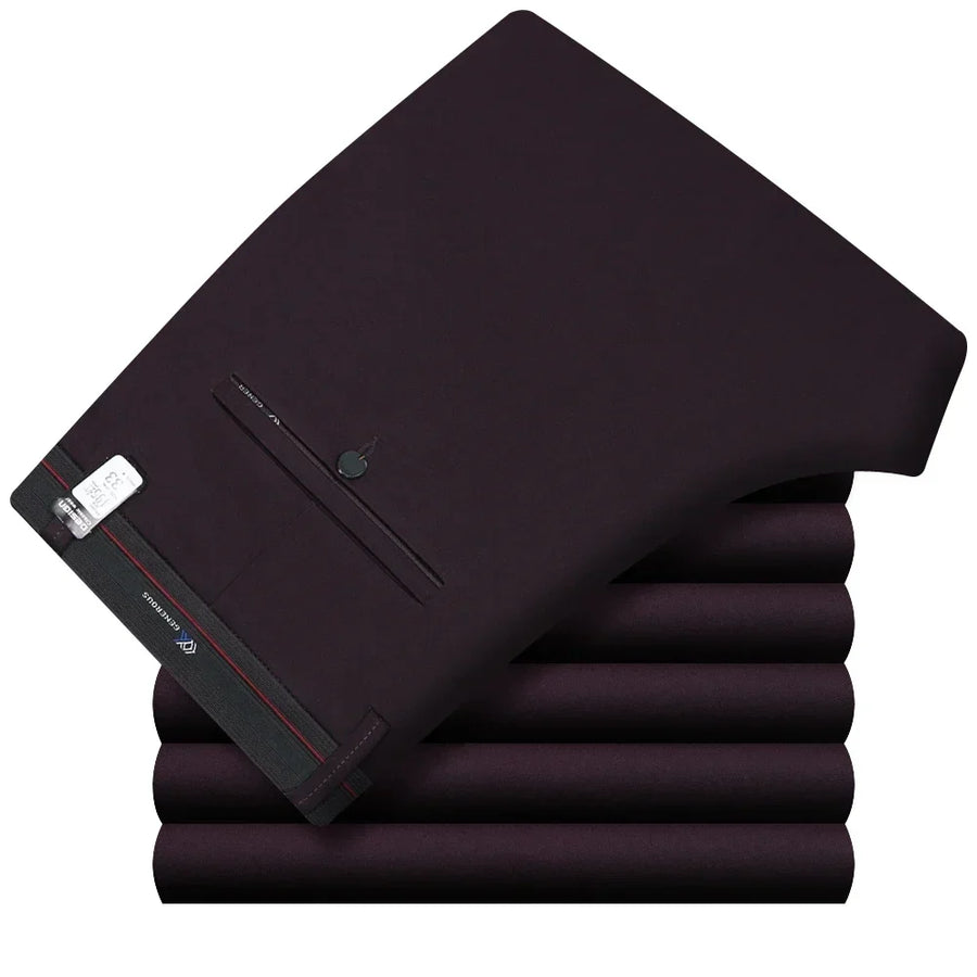 Heren pantalon voor zakelijke gelegenheden en vrije tijd, slim fit