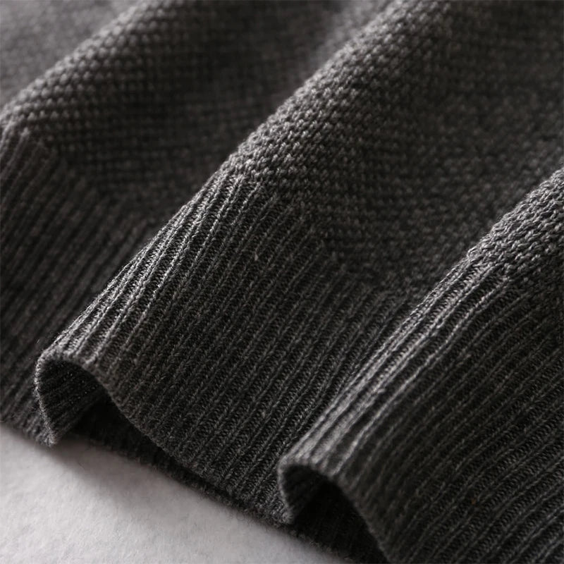 Heren trui met ronde hals in verschillende kleuren, lange mouwen, fijngebreid