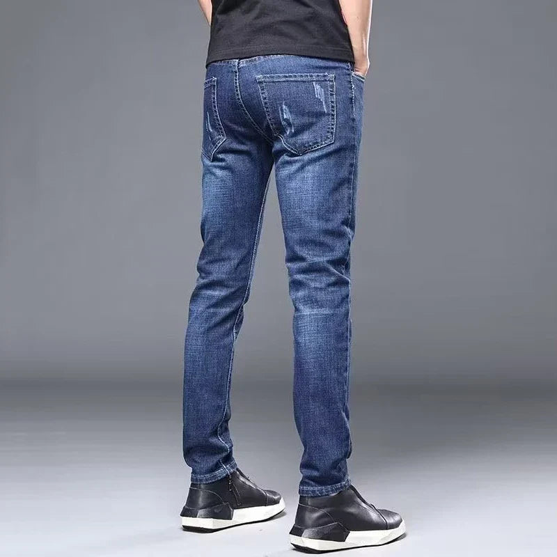 Herren Jeans Slim Fit im Used-Look – Schmale Passform für Männer