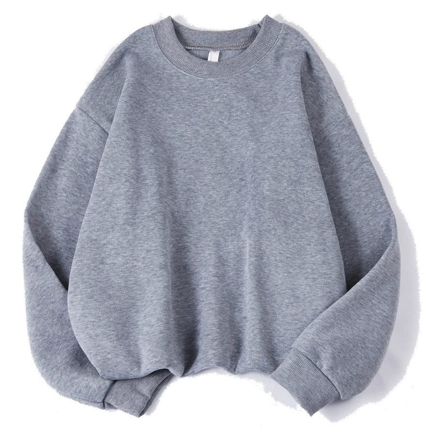 Unisex oversized sweatshirt met ronde hals en lange mouwen