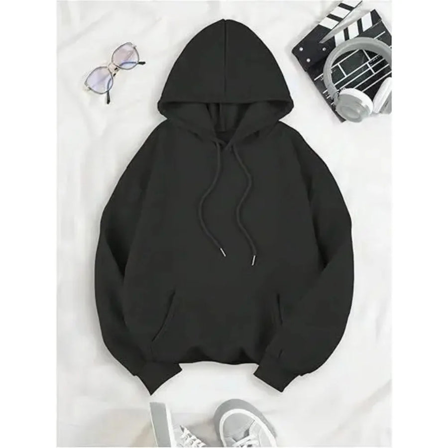 Hoodie met luipaardsterrenprint op de rug