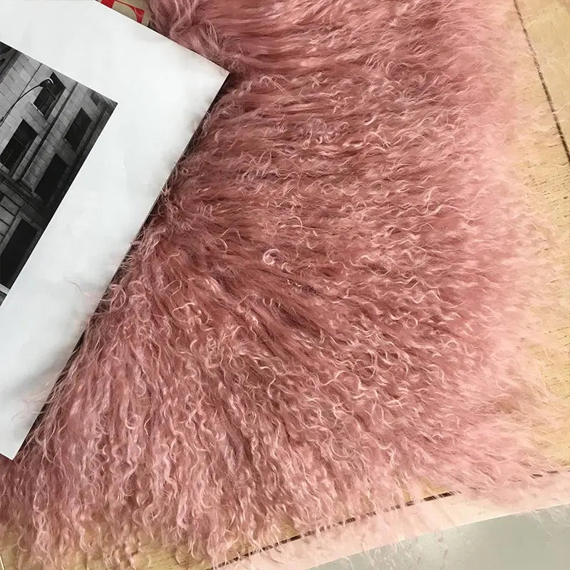 Damen Pelzimitat Mantel Lockiges Plüsch Teddy-Stil Jacke Langarm offener Schnitt