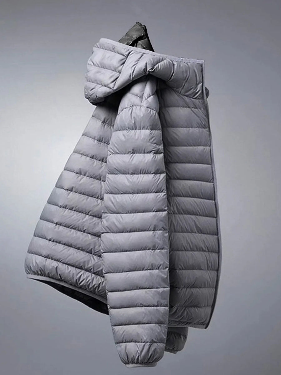 Steppjacke mit Kapuze für Herren und Damen – Leichte Pufferjacke in verschiedenen Farben