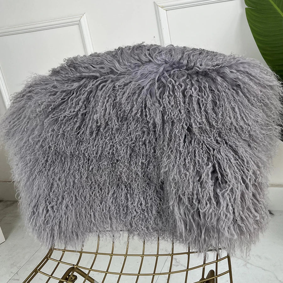 Damen Pelzimitat Mantel Lockiges Plüsch Teddy-Stil Jacke Langarm offener Schnitt