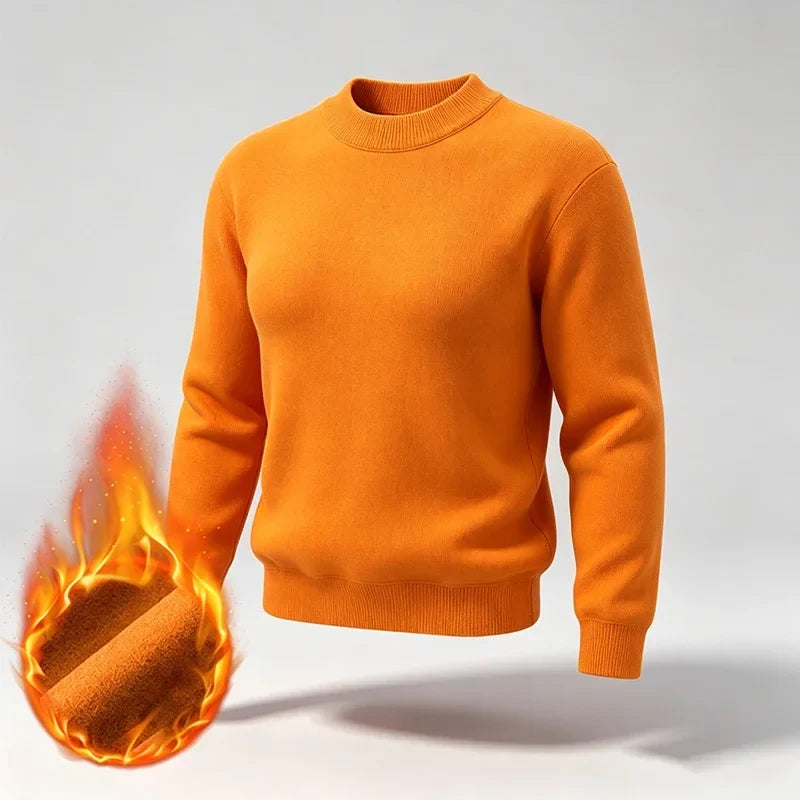 Heren coltrui, sweatshirt en shirt met lange mouwen in thermische look