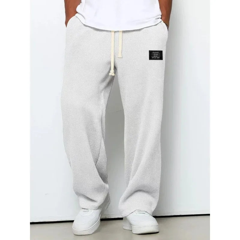 Herren Freizeithose Jogginghose Sporthose Lang mit Kordelzug