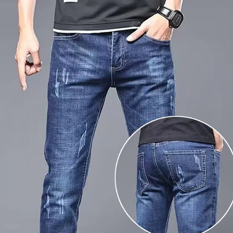 Herren Jeans Slim Fit im Used-Look – Schmale Passform für Männer