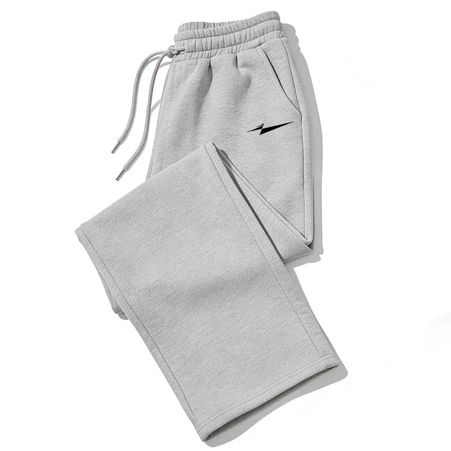 Uniseks joggingbroek met tunnelkoord en logo