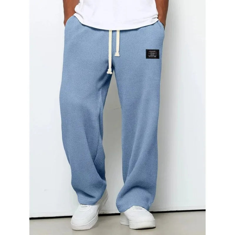 Herren Freizeithose Jogginghose Sporthose Lang mit Kordelzug