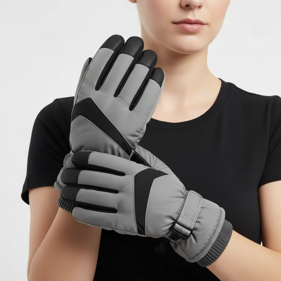 Winterhandschuhe mit Touchscreen-Funktion & verstellbarem Riemen für Damen