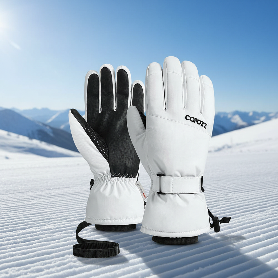 Unisex winterhandschoenen met verstelbare polsband en manchetten met trekkoord