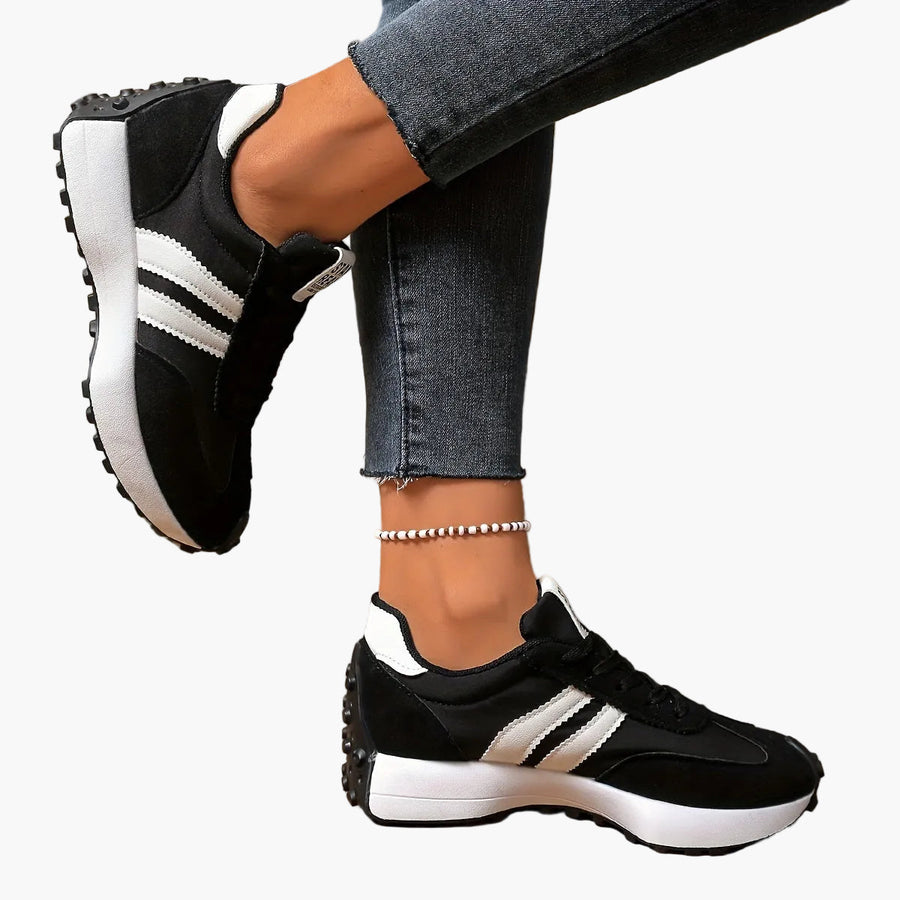 Damen Retro Sneaker im Casual-Stil für Alltag und Freizeit