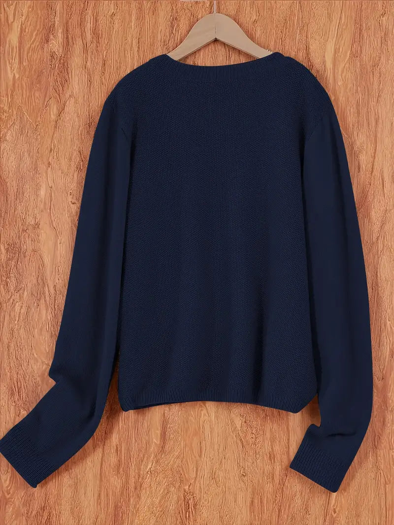 Dames gebreid vest met knoopsluiting en zakken in verschillende kleuren