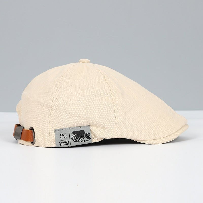 Schiebermütze Unisex Casual Mütze mit verstellbarem Riemen in verschiedenen Farben