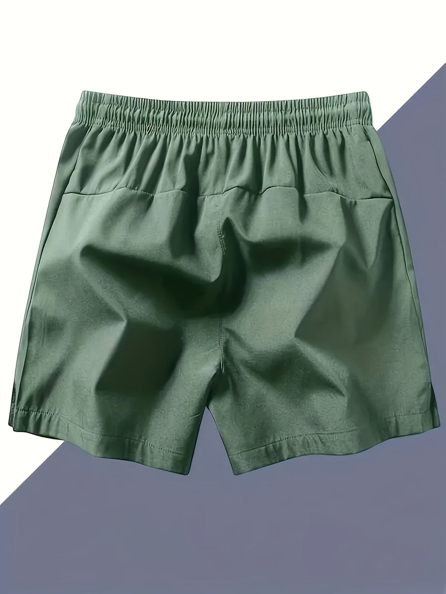 Herren Sportliche Laufshorts mit elastischem Bund und Kordelzug – Ideal für Training und Freizeit
